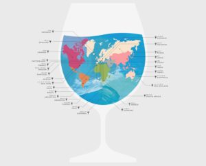 ワインプラネットでお届けするワイン生産国一覧